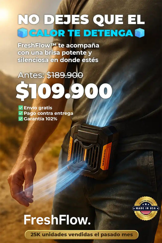 "FreshFlow": Evoca una corriente constante de aire fresco.